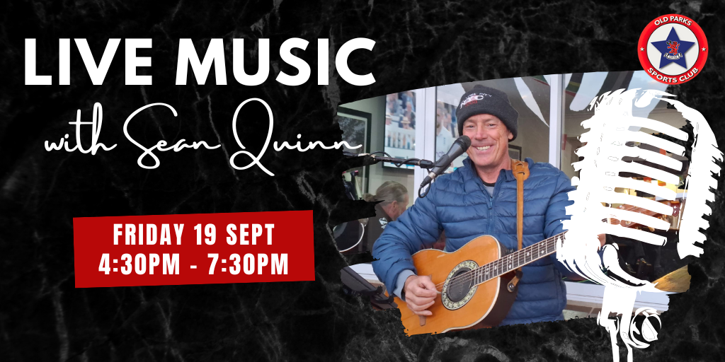 Live Music Sean 19 Sept
