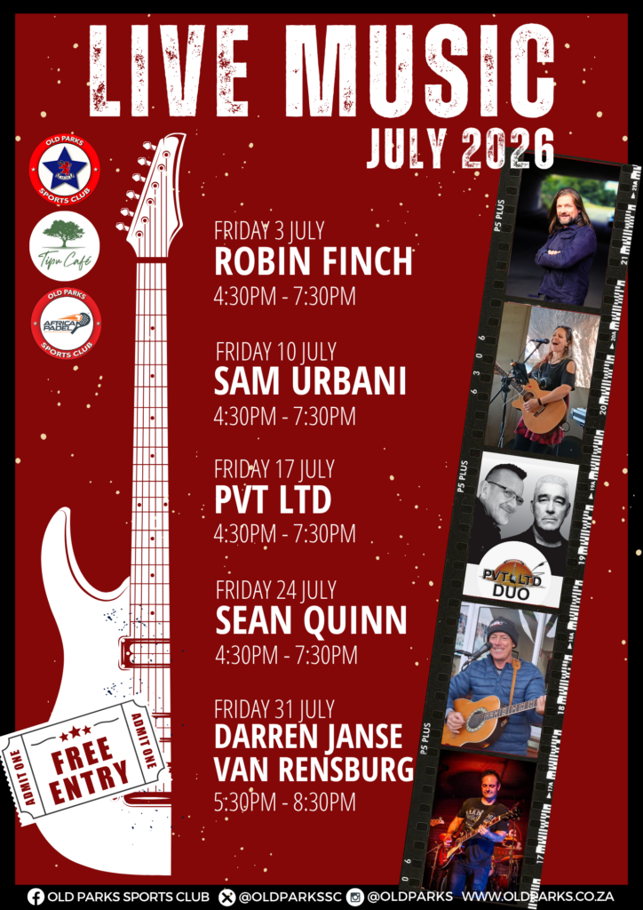 Live Music Lineup July 2026 A4